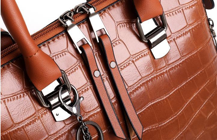 Elvira - Set Carteras Cocodrilo Cuatro Piezas