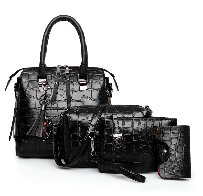 Elvira - Set Carteras Cocodrilo Cuatro Piezas