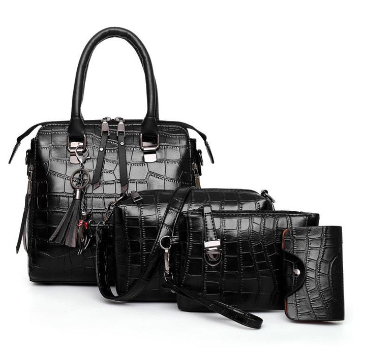 Elvira - Set Carteras Cocodrilo Cuatro Piezas