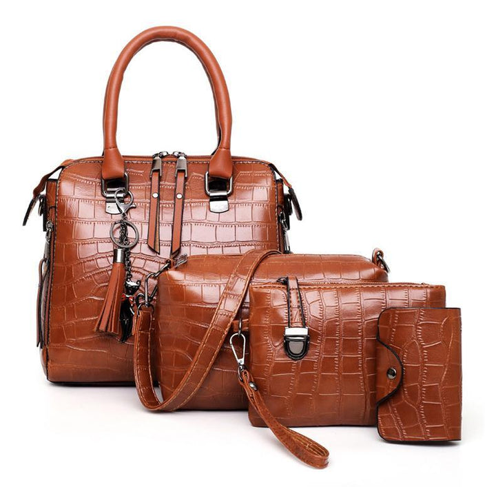 Elvira - Set Carteras Cocodrilo Cuatro Piezas