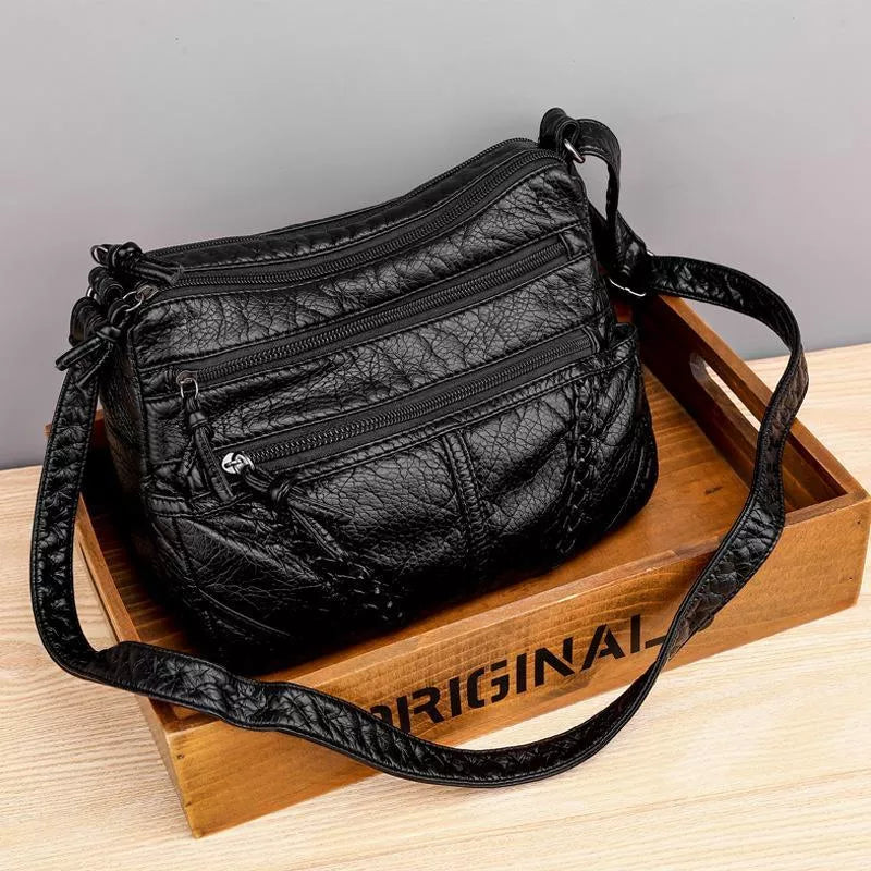 Gloria - Cartera Cruzada Detalle Trenzado