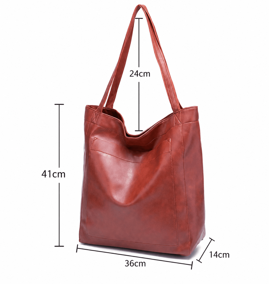 Juana - Cartera Tote Cuero Minimalista