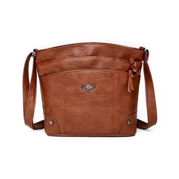 Silvia - Cartera Cruzada Emblema Canguro