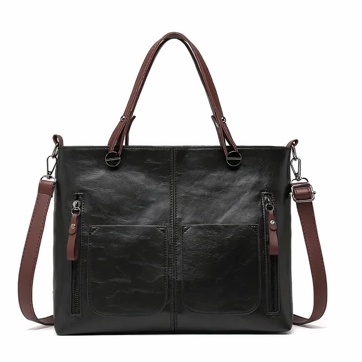 Leticia - Tote Vintage Bolsillos Laterales