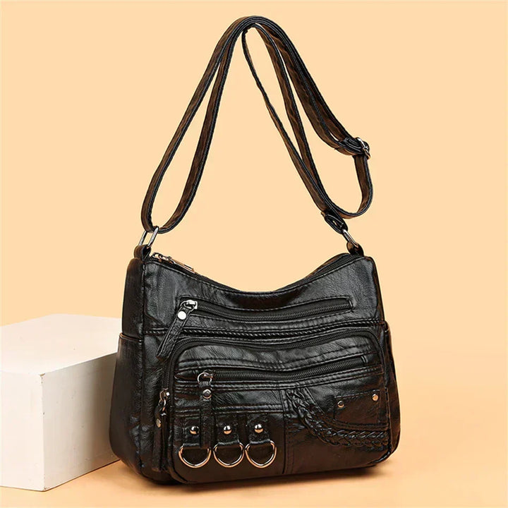 María - Cartera Hombro Multibolsillos