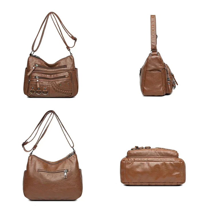 María - Cartera Hombro Multibolsillos