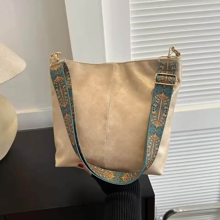 Cecilia - Cartera Hombro Correa Étnica Ancha