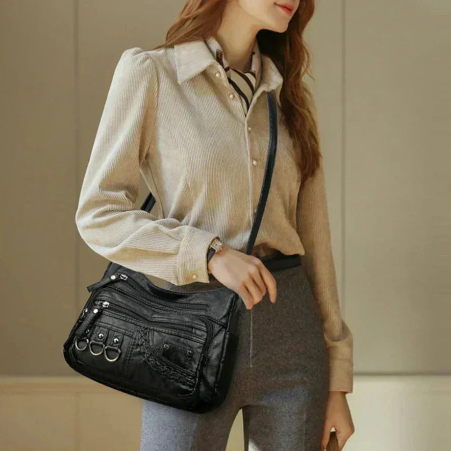 María - Cartera Hombro Multibolsillos