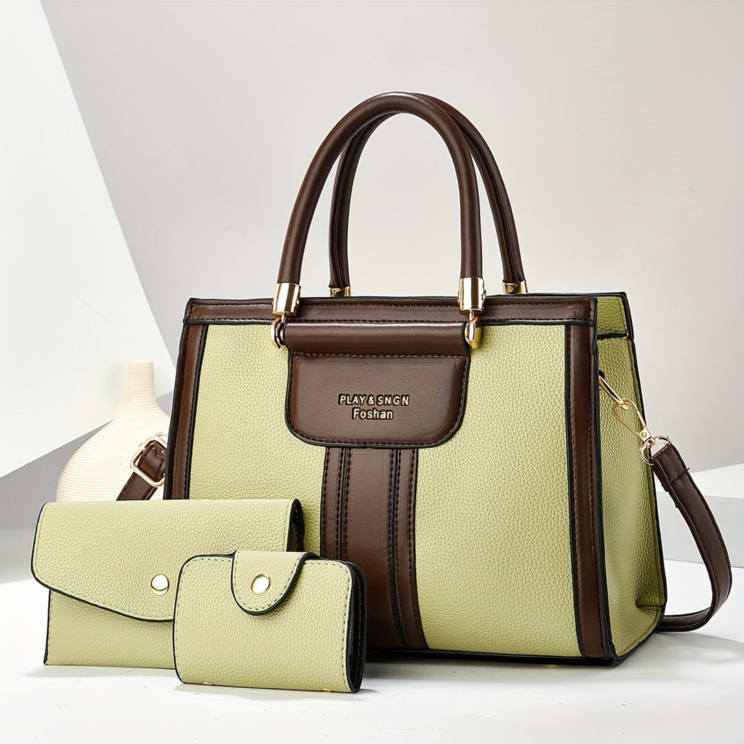 Norma - Conjunto Carteras Tres Piezas Elegante