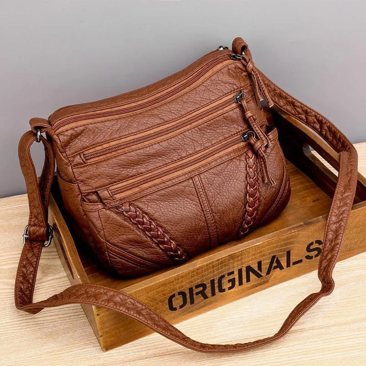 Gloria - Cartera Cruzada Detalle Trenzado