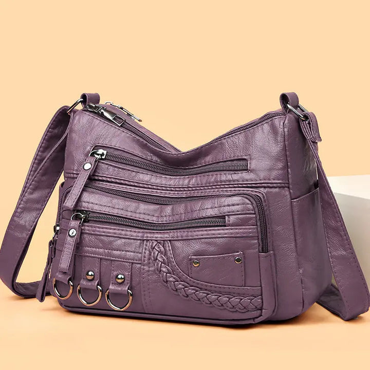 María - Cartera Hombro Multibolsillos