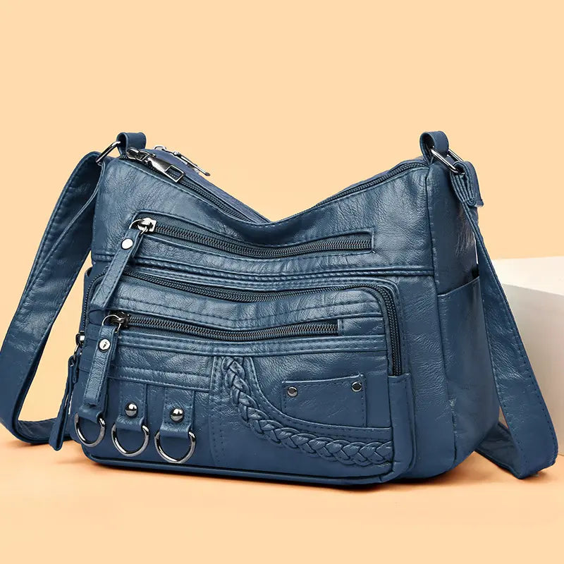 María - Cartera Hombro Multibolsillos