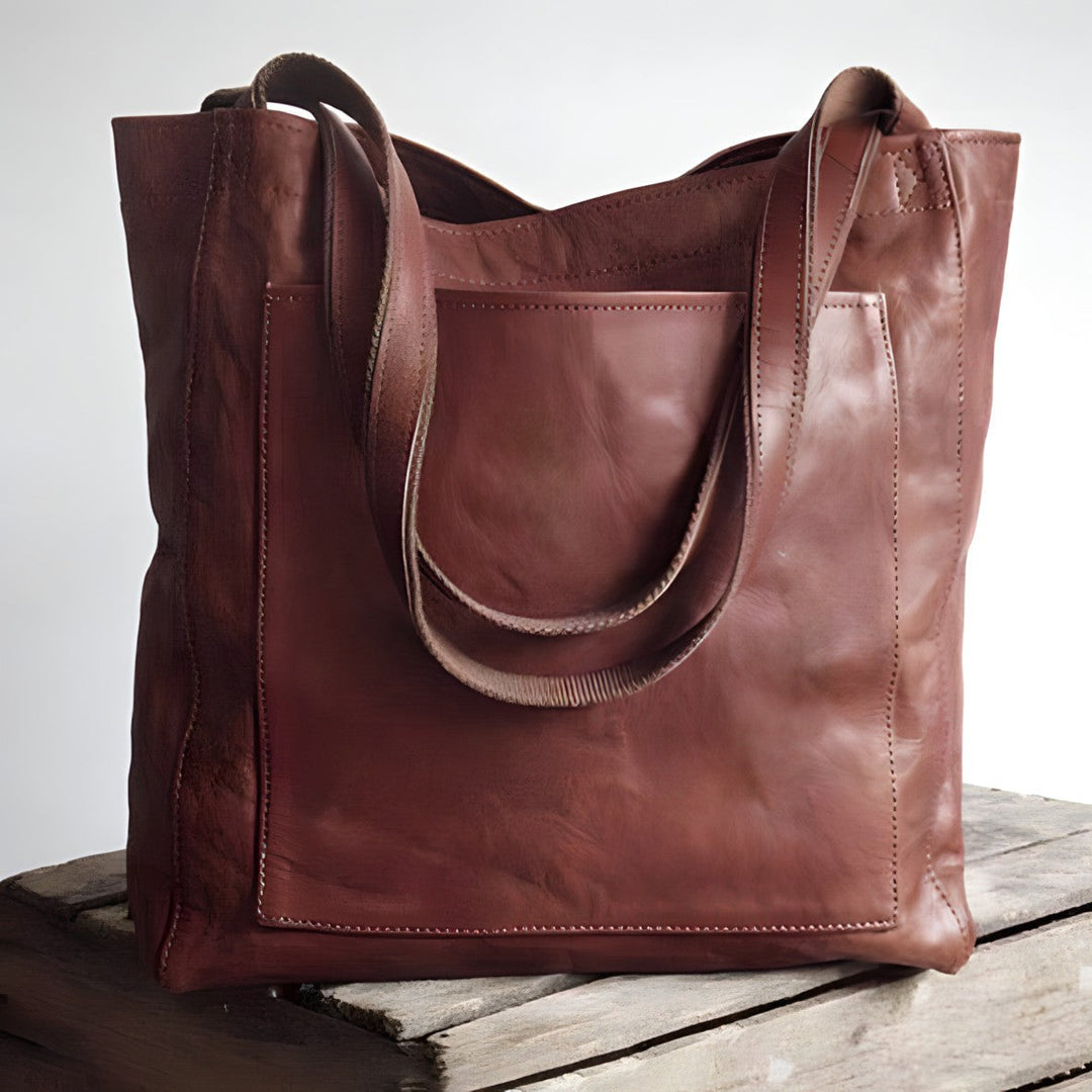 Juana - Cartera Tote Cuero Minimalista
