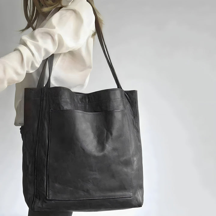 Juana - Cartera Tote Cuero Minimalista